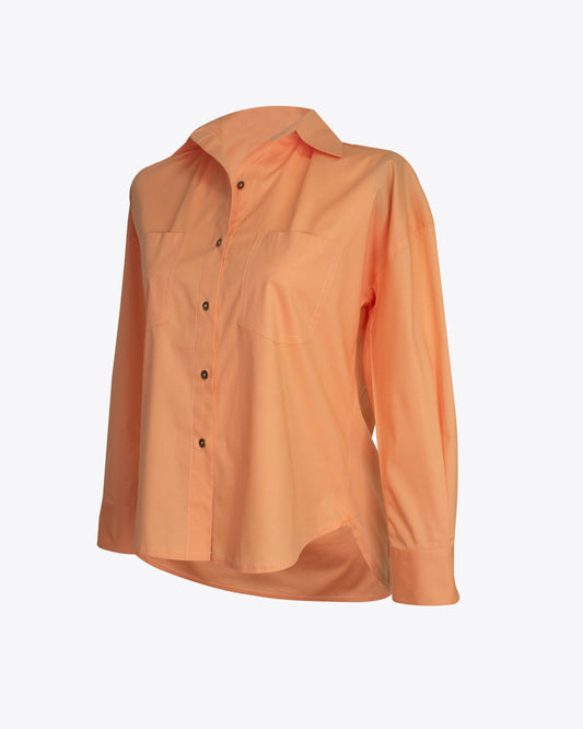 Camisa retro regular Orange