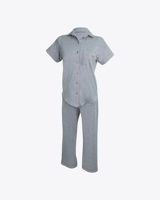 Pijama camisa + pantalón Gray