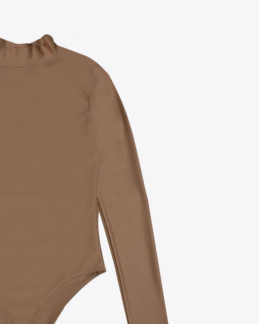 Body m/l cuello alto soft cocoa