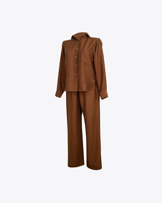 Set Lino Ancho Brown