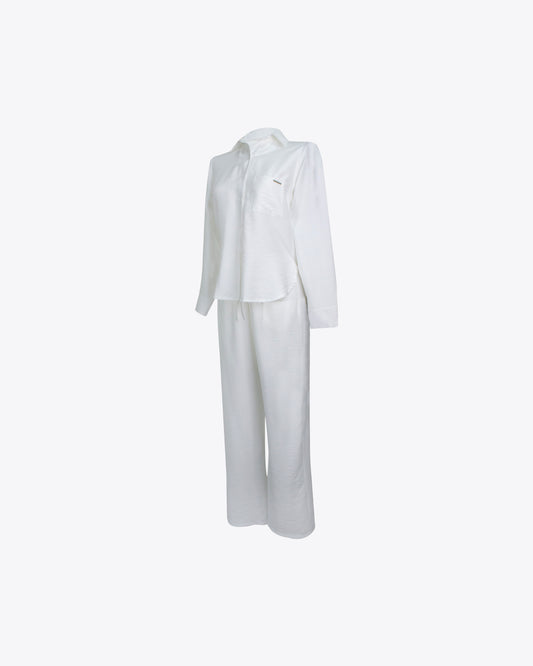 Set Lino Ancho White