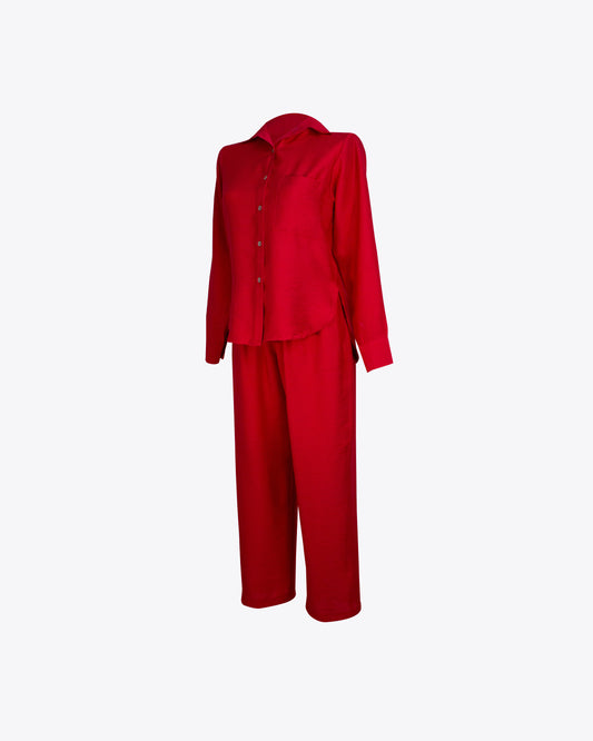 Set Lino Recto Red