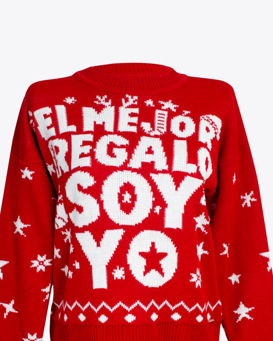 Sweater El Mejor Regalo Red
