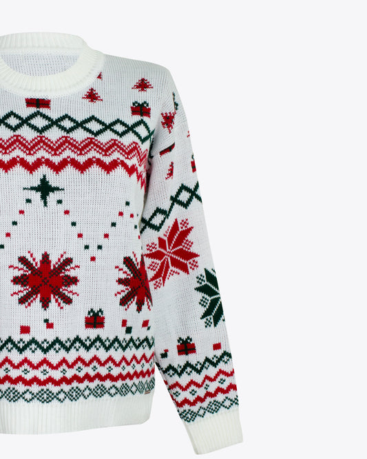Sweater Copos Green/Red
