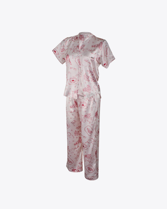 Pijama camisa Mao y pantalón Dolce vita Rose