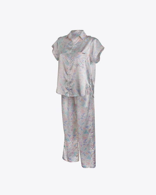 Pijama camiseria M/C mosaico Colors