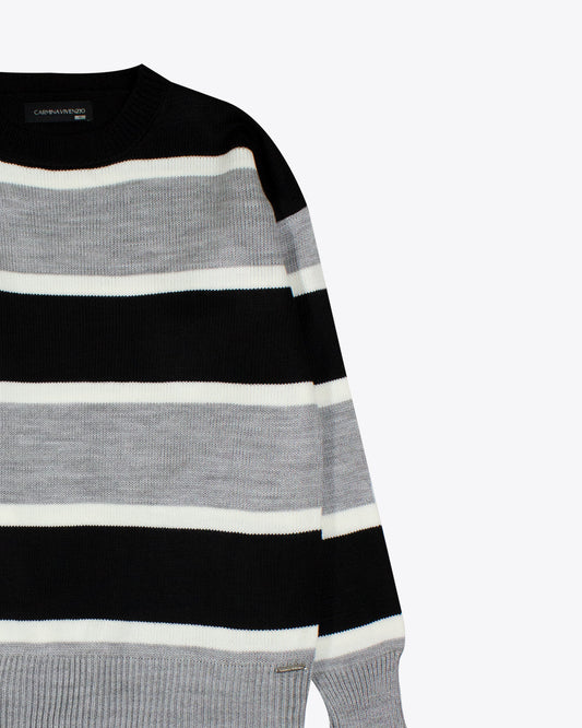 Sweater tres tonos Gray