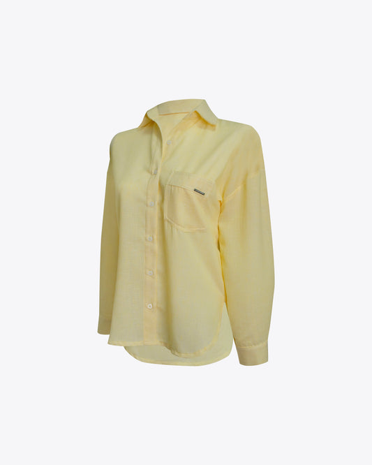 Camisa retro regular Yellow