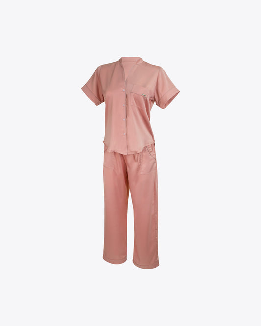 Pijama camisa mao y pantalón Rose