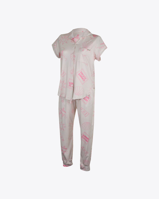 Pijama camiseria M/C y jogger Summer