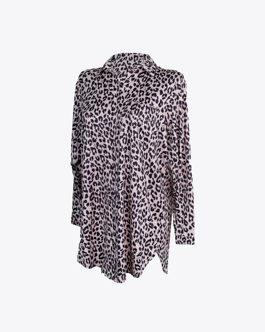 Camisero pijama M/L Vainilla Leopard