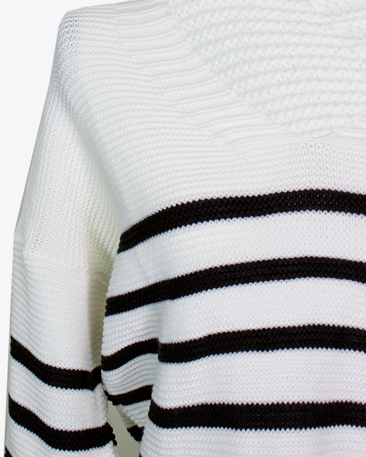 Sweater rayas Black