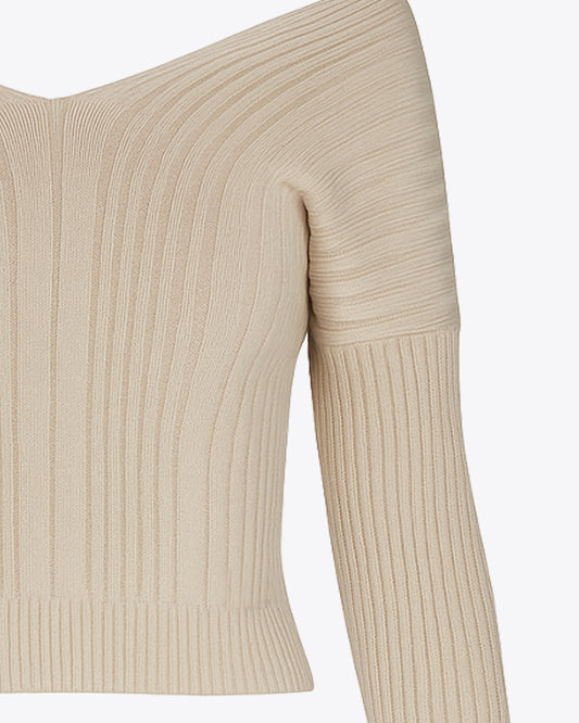 Top offshoulder Nude