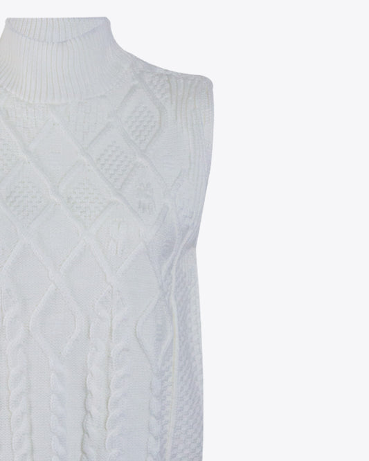 Pullover vest Cream