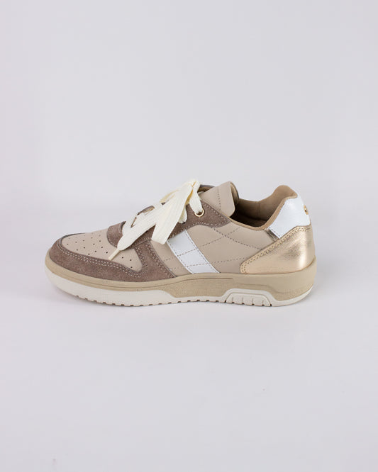 Tenis Raquel nude/gold
