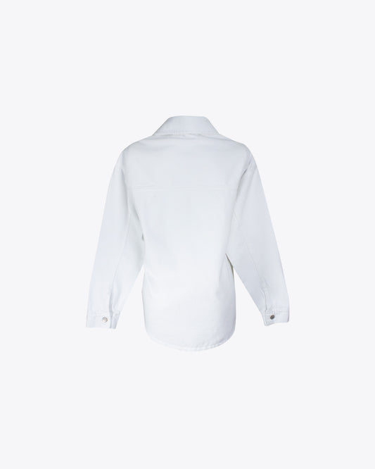 Camisa denim white