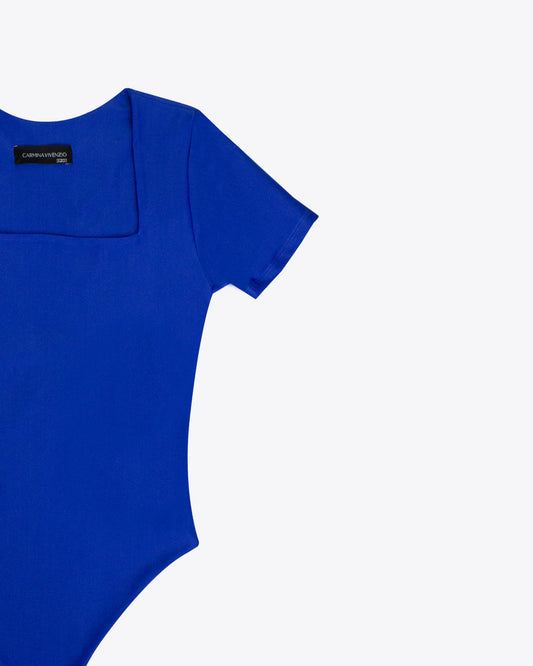 Body Recto Manga Corta Blue