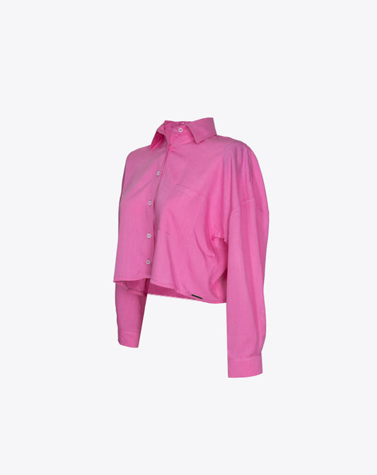 Camisa crop Pink