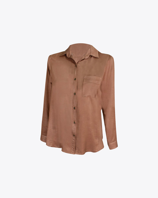 Camisa Classic regular camel
