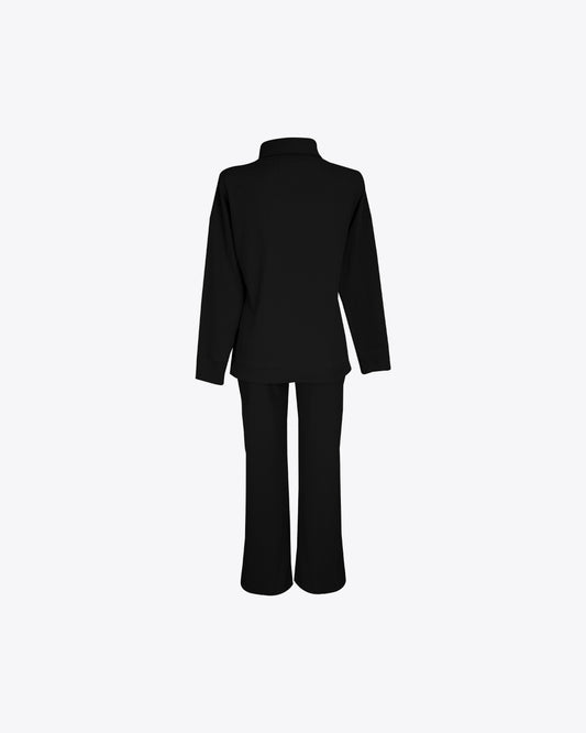 Slim set cozy black