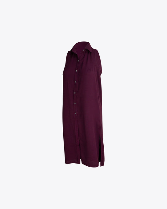 Maxi blusón burgundy