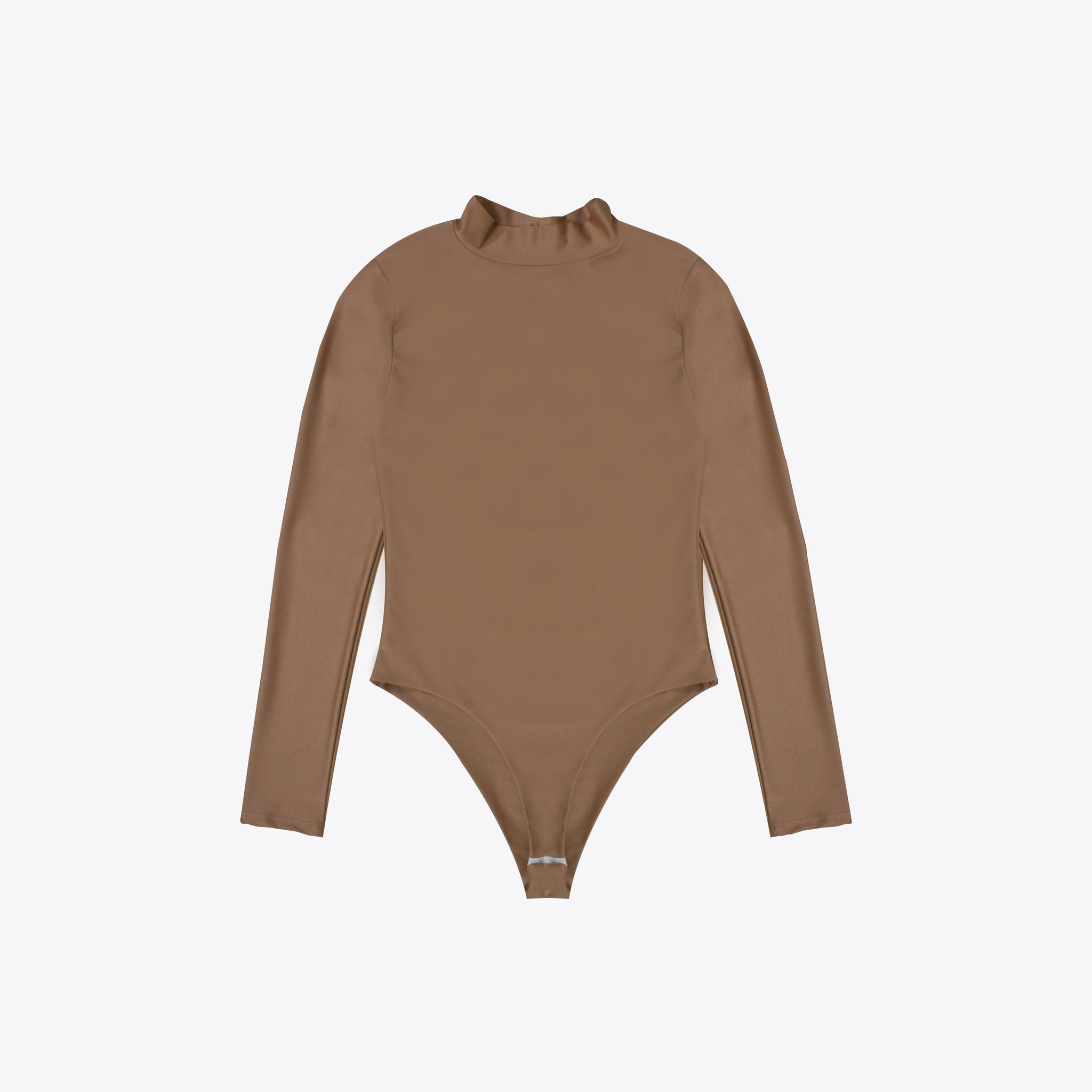 Body m/l cuello alto soft cocoa