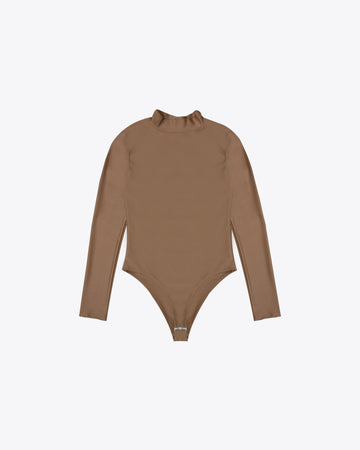 Body m/l cuello alto soft cocoa