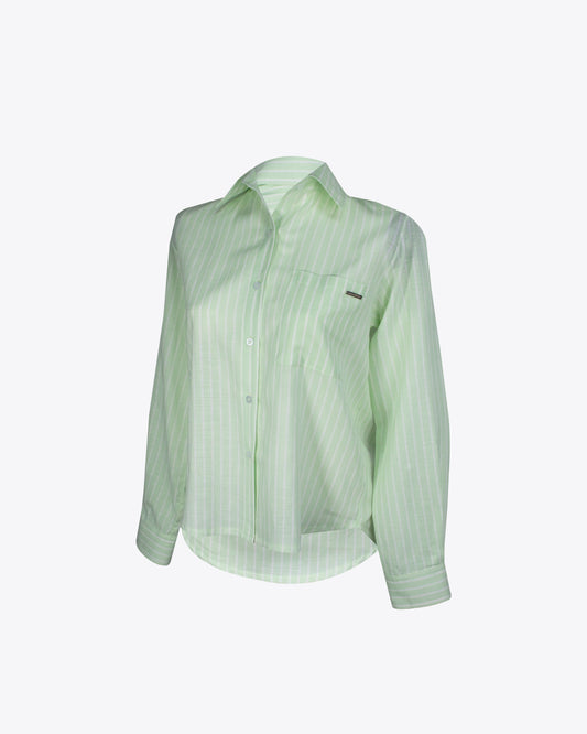 Camisa classic rayas green
