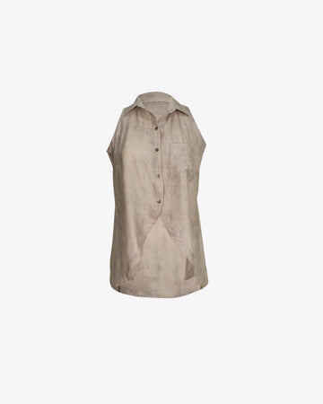 Maxi blusón marbled Mocca m/Siza