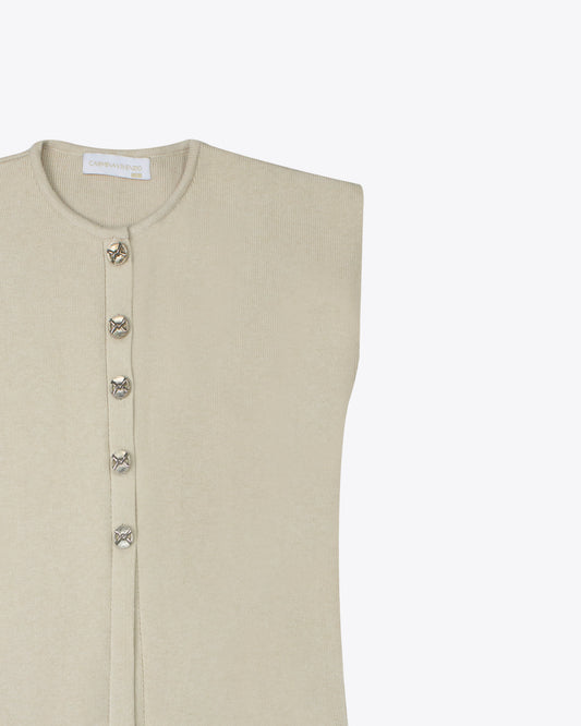 Blusa tejida Kate nude