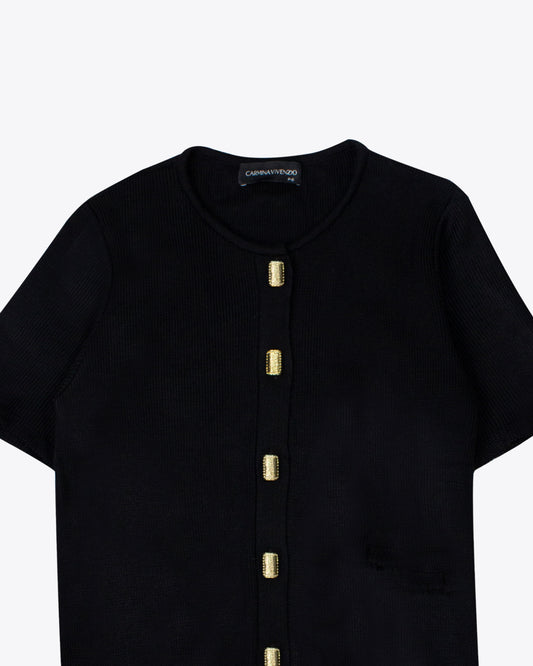 Blusa tejida Sofía black