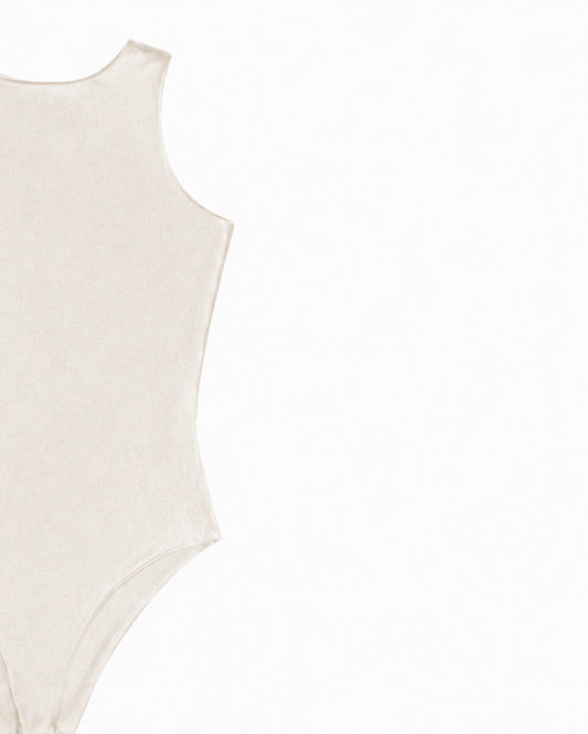 Body halter champagne