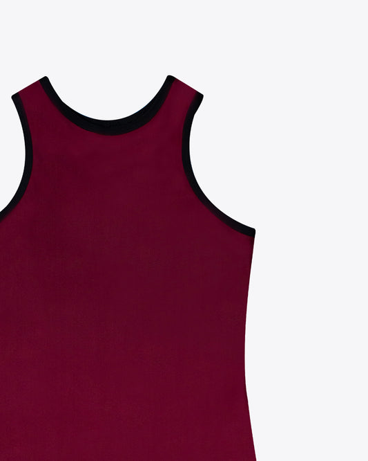 Top C. halter wine/black