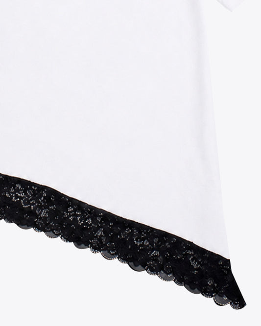 T-shirt lace white
