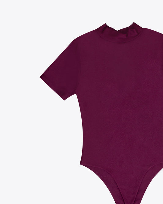 Body M/C cuello alto burgundy