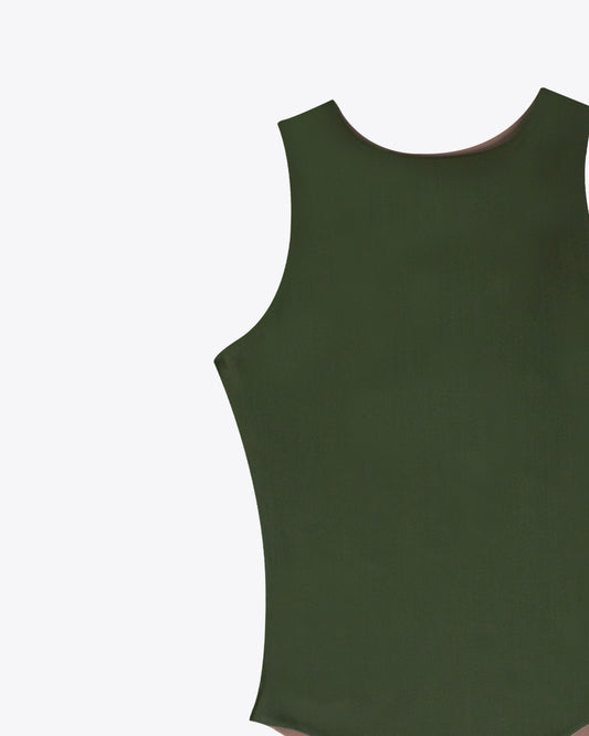 Body R halter green/mocca