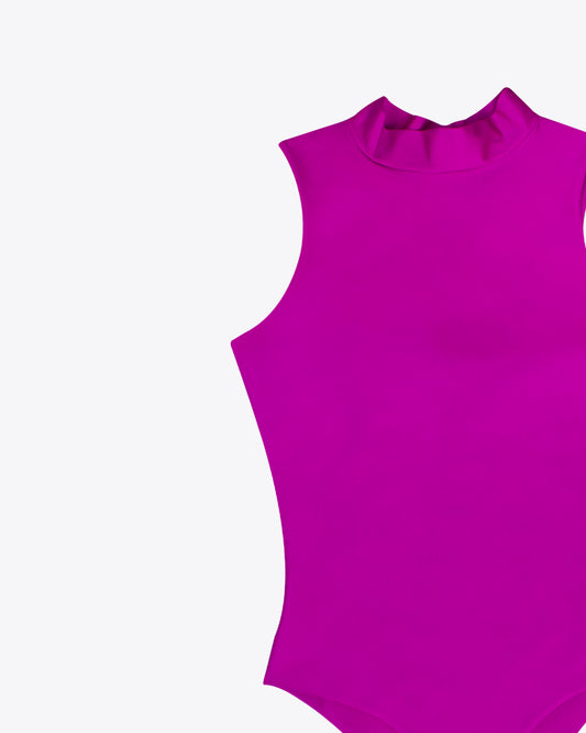 Body cuello alto magenta