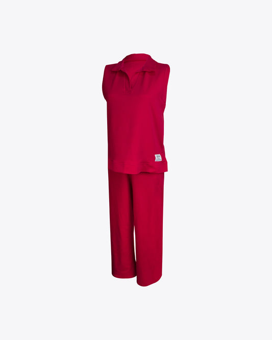Comfy set muscle/polo red