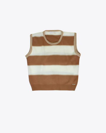 Pullover rayas Camel