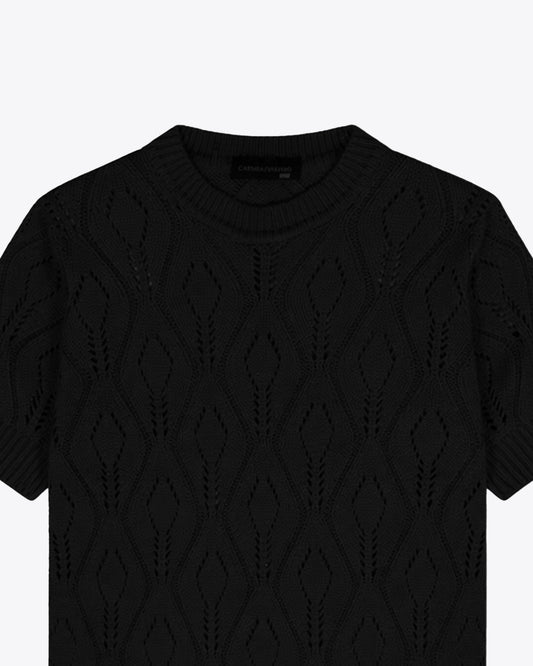 Blusa tejida black