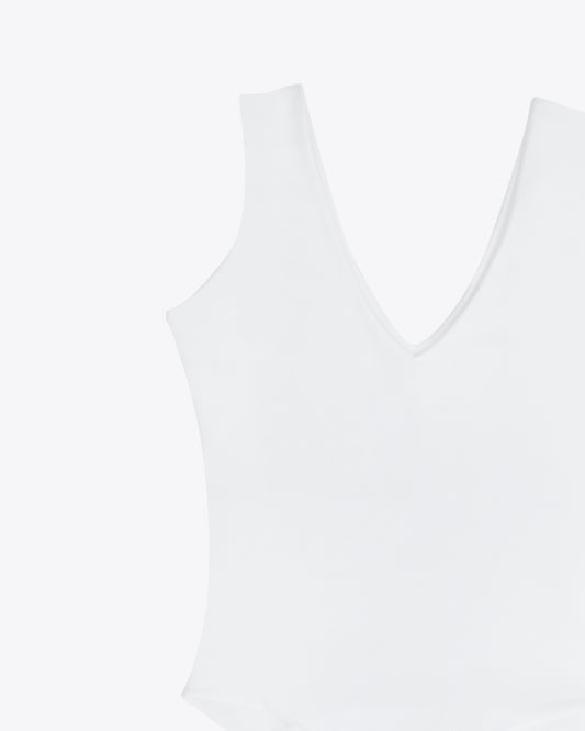 Body V-neck white
