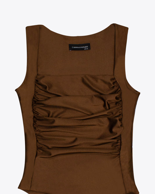 Body drapeado bronce