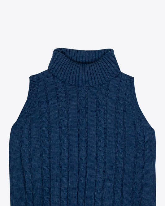 Pullover cozy cobalto