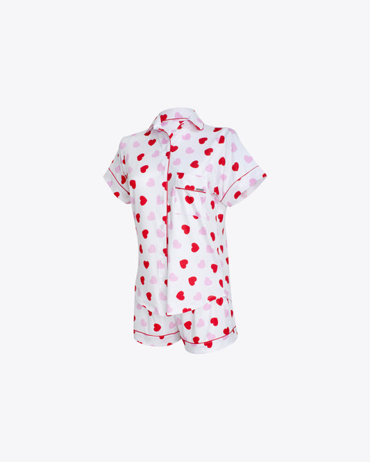 Pijama camisa + short lovely