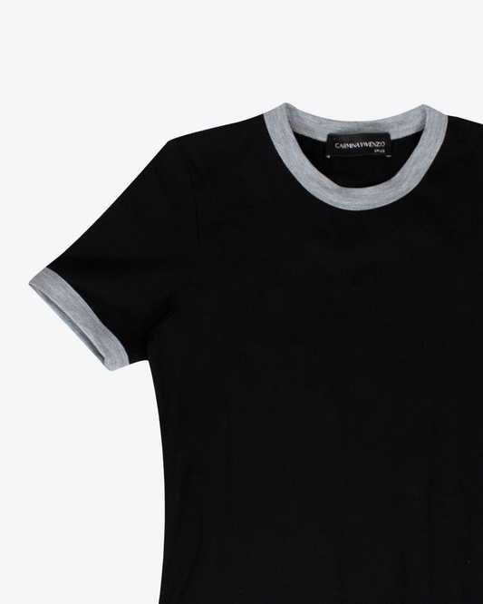T-shirt C. Black/gray