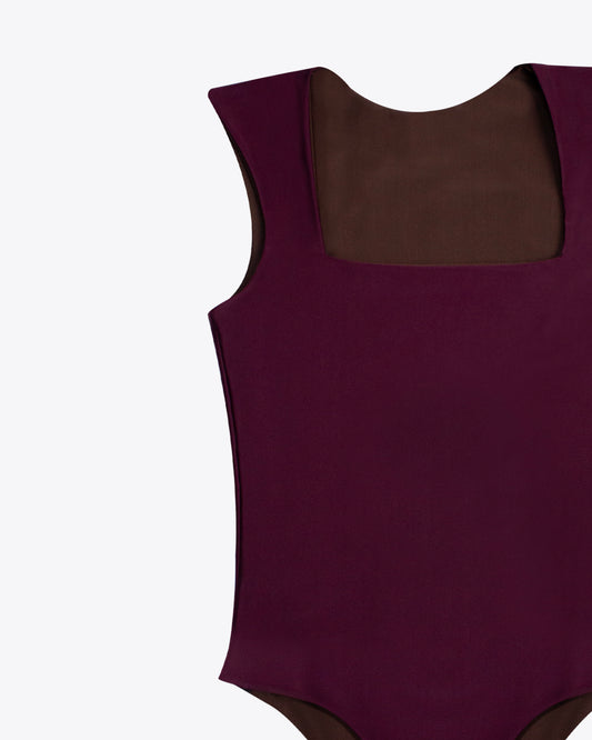 Body R classic recto burgundy/brown