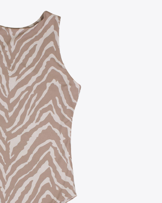 Body halter cebra Nude