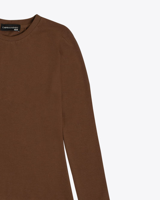 Top M/L Marrón Chocolate