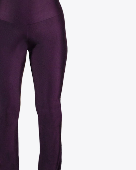 Wide leggings Plum