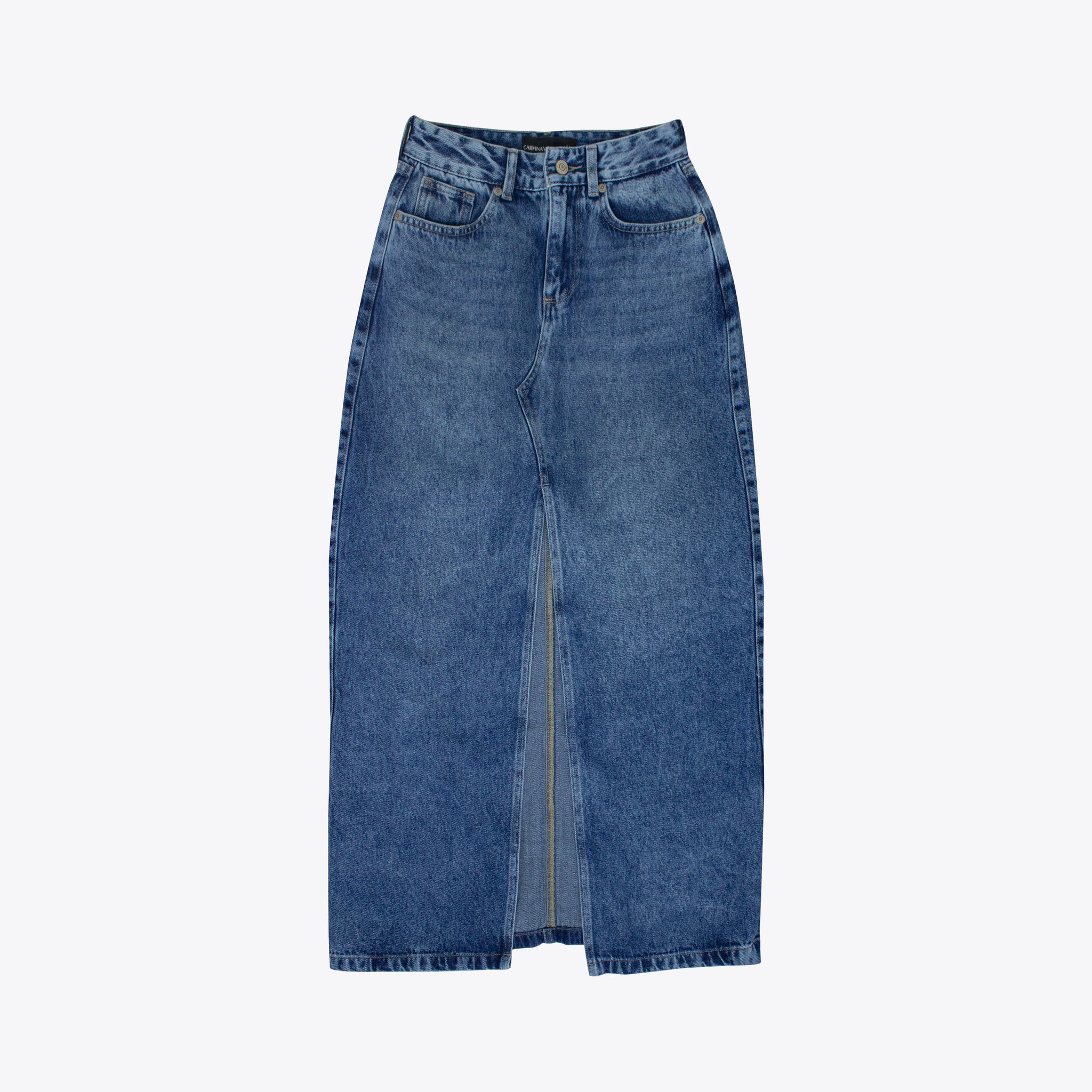 Maxi falda Denim oscuro